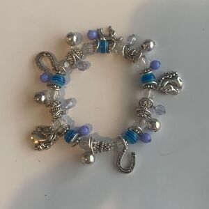 3/$5 Horse Beaded Charm Bracelet